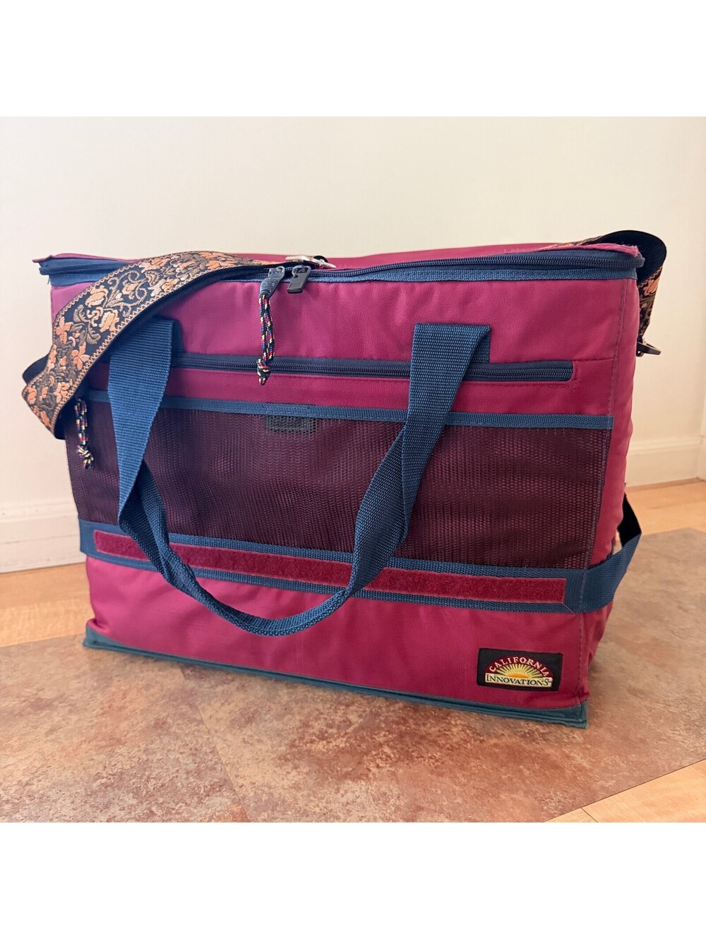 Collapsible Camping Cooler Bag Insulated Vintage 90s by California Innovations